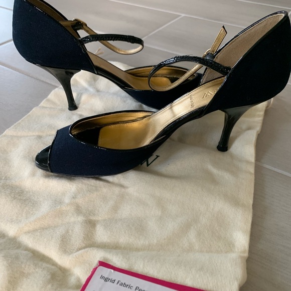❗️SOLD❗️J.Crew Ingrid Fabric Peep-Toe Heels - Picture 5 of 7
